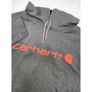 Carhartt Force Extremes Signature Graphic Hoodie Men's L Tall‎ Gray Relaxed Fit